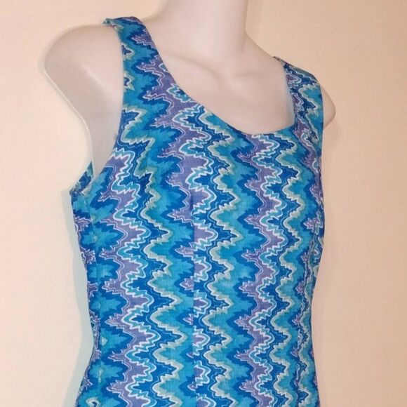 Vintage 1980's Benson & Smith 2pc Sheath Dress With Matching Sheer Blouse - Picture 6 of 16